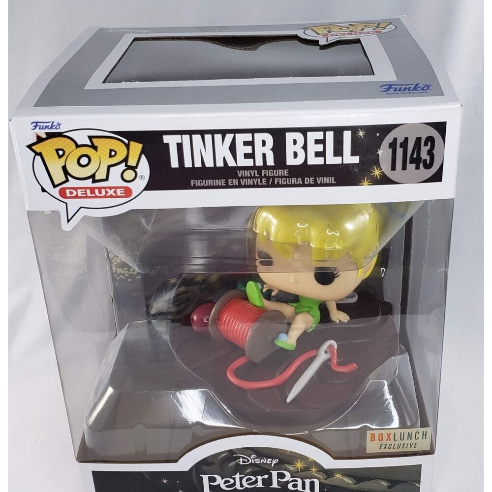 Funko POP! Deluxe Disney Peter Pan Tinker Bell Thread Spool #1143 NEW